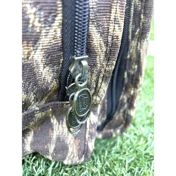 VTG Ricardo Beverly Hills Designer Luggage Large Tote Overnight Bag Animal Print - Picture 6 of 16